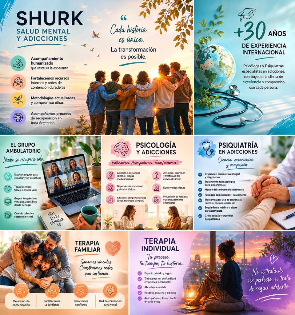 Folleto: Psicología, Psiquiatría y Terapias de Grupo